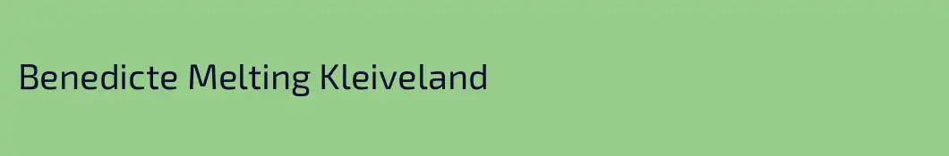 Benedicte Melting Kleiveland